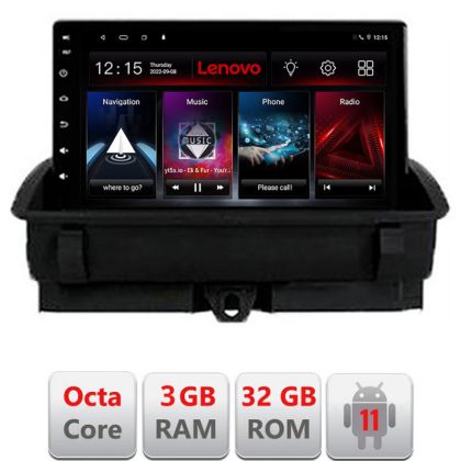 Navigatie Audi Q3 2011-2018 Android radio bluetooth internet DSP 8Core 3+32GB LTE carplay android auto LENOVO LITE