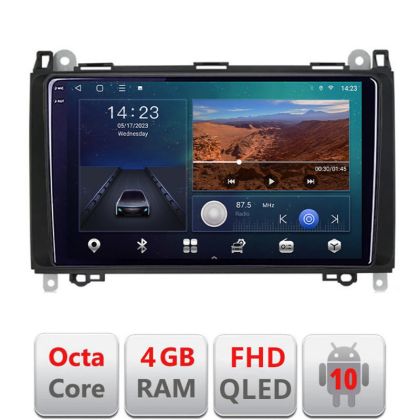 Navigatie Mercedes VW B-068 Android Ecran QLED octa core 4+64 carplay android auto KIT-068+EDT-E309V3