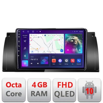 Navigatie BMW E39 si E53 B-082 Android Ecran QLED octa core 4+64 carplay android auto KIT-082+EDT-E309V3