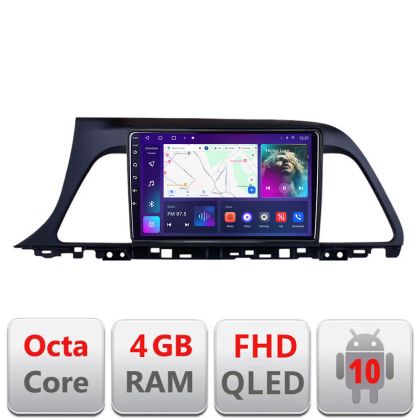 Navigatie HHyundai Sonata B-417 Android Ecran QLED octa core 4+64 carplay android auto KIT-417+EDT-E309V3