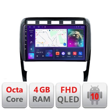 Navigatie Porsche Cayenne 2002-2011 B-443 Android Ecran QLED octa core 4+64 carplay android auto KIT-443+EDT-E309V3