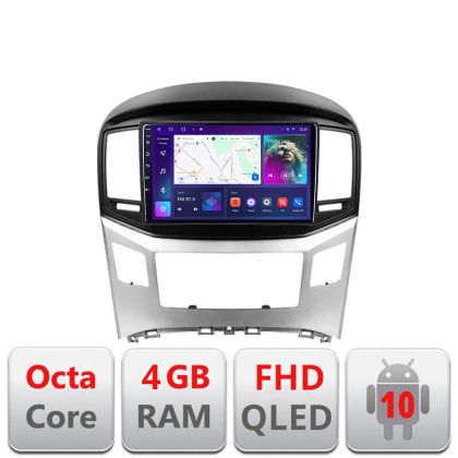 Navigatie HHyundai H1 Starex 2016- B-H1 Android Ecran QLED octa core 4+64 carplay android auto KIT-h1+EDT-E309V3