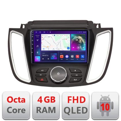 Navigatie Ford Kuga 2015-2020 SYNC2 si SYNC3 Android Ecran QLED octa core 4+64 carplay android auto KIT-kuga+EDT-E309V3