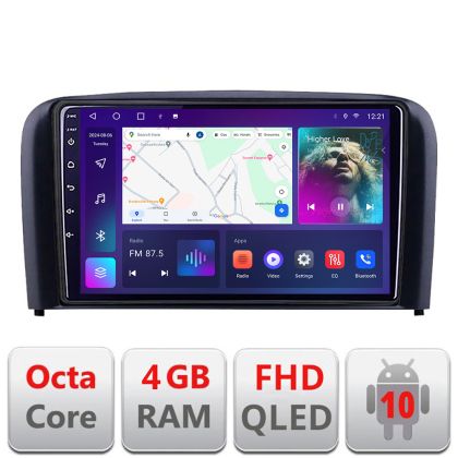 Navigatie Volvo S80 2004-2006 B-S80 Android Ecran QLED octa core 4+64 carplay android auto KIT-S80+EDT-E309V3