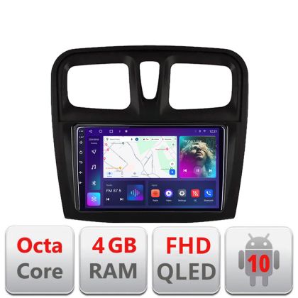 Navigatie Dacia Sandero 2012-2020 var B Android radio gps internet Octa core 4+64 kit-sandero-variantb+EDT-E309V3