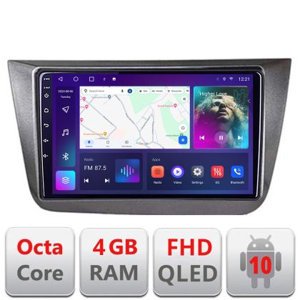 Navigatie Seat Altea 2005-2014 Android radio gps internet quad core 4+64 carplay android auto Kit-altea+EDT-E309v3