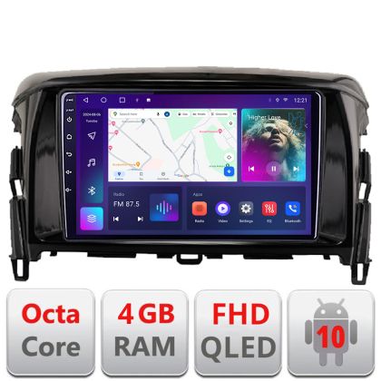 Navigatie Mitsubishi Eclipse Cross 2017- Android radio gps internet quad core 4+64 carplay android auto Kit-cross-eu+EDT-E309v3