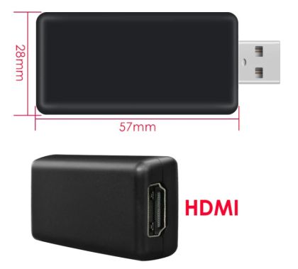 Modul iesie video HDMI tetiere sau plafon unitati cu navigatie kituri KIT-USB-HDMI