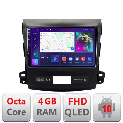 Navigatie Mitsubishi Outlander 2010 B-056 Android Ecran QLED octa core 4+64 carplay android auto KIT-056+EDT-E309V3 v1