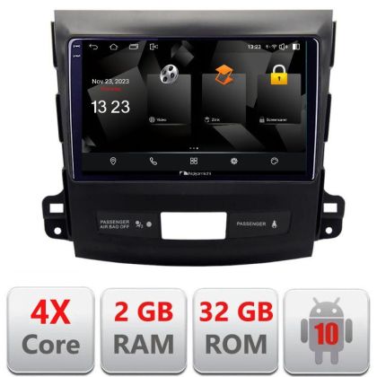 Navigatie Mitsubishi Outlander 2010 5230-056 Android Ecran 720P Quad Core 2+32 carplay android auto v1