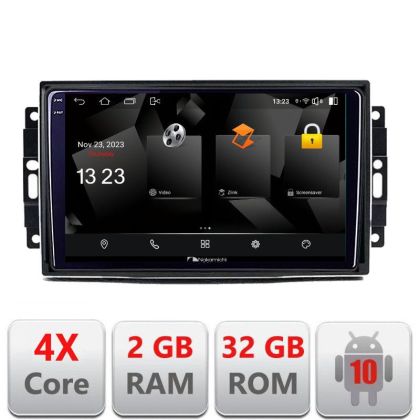 Navigatie Chrysler Jeep 5230-202 Android Ecran 720P Quad Core 2+32 carplay android auto v2