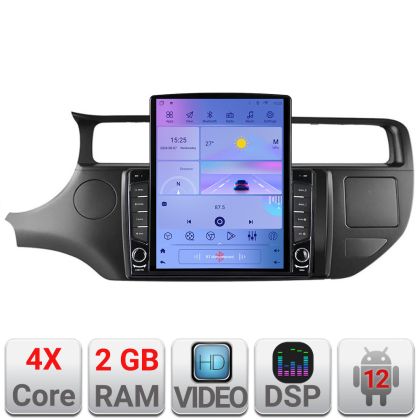 Navigatie Kia Rio 2012- K-204 ecran tip TESLA 9.7" cu Android Radio Bluetooth Internet GPS WIFI 2+32 DSP Quad Core v1