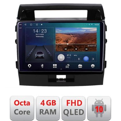 Navigatie Toyota LandCruiser 2008-2015 B-381 Android Ecran QLED octa core 4+64 carplay android auto KIT-381+EDT-E310V3 v1