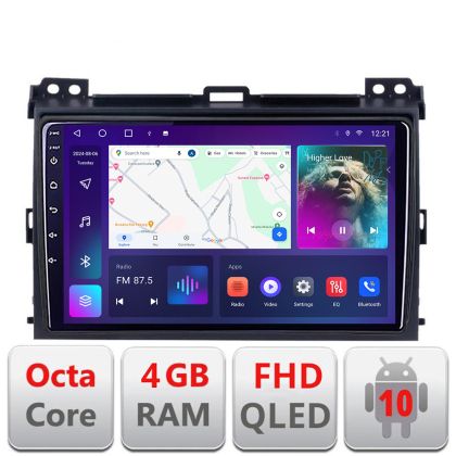 Navigatie Toyota Prado 2007- B-456 Android Ecran QLED octa core 4+64 carplay android auto KIT-456+EDT-E309V3 v1