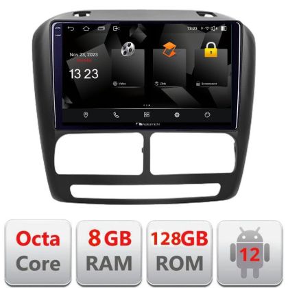 Navigatie Fiat Doblo 2010-2017 si Opel Combo 2010-2017 Android Octa Core Qualcomm 2K Qled 8+128 DTS DSP 360 4G Optical v1