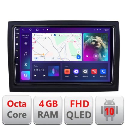 Navigatie Fiat ducato 2006- B-DUCATO Android Ecran QLED octa core 4+64 carplay android auto KIT-ducato+EDT-E309V3 v2