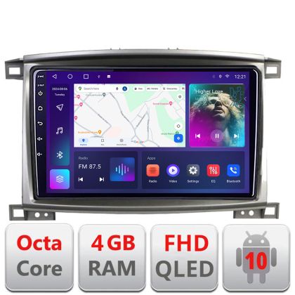 Navigatie Toyota Land Cruiser L100 2002-2008 B-L100 Android Ecran QLED octa core 4+64 carplay android auto KIT-l100+EDT-E309V3 v1