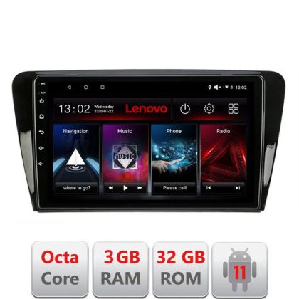 Navigatie Skoda Rapid Seat Toledo 2013+ Android radio gps internet Octa Core 3+32 Kit-rapid+EDT-E509-lite v1 LENOVO LITE