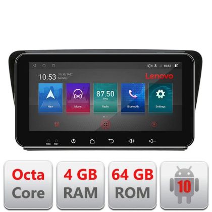 Navigatie Skoda Rapid Seat Toledo 2013+ Android radio gps internet Octa Core 4+64 LTE ecran de 10.33' wide Kit-rapid+EDT-E511-PRO v1