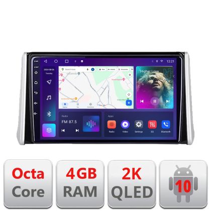 Navigatie Toyota Rav4 2018- C-RAV4 Android Octa Core Ecran 2K QLED GPS 4G 4+32GB 360 KIT-RAV4+EDT-E409-2K v1