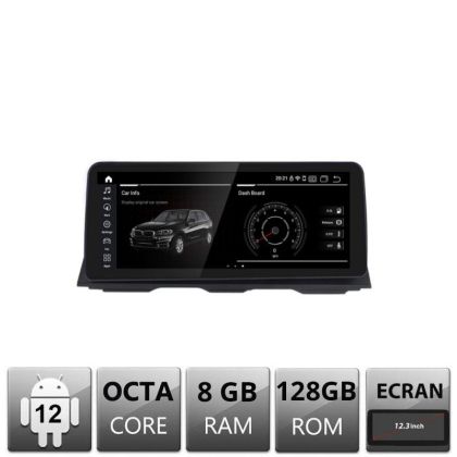 Navigatie dedicata Edotec BMW Seria 5 G30 masini cu EVO Android ecran 12.3" 8+128 4G BT