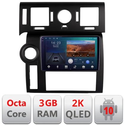 Navigatie dedicata Edonav Hummer H2 2002-2008  Android ecran Qled 2K Octa Core 3+32 carplay android auto KIT-hummer2002+EDT-E309v3-2K