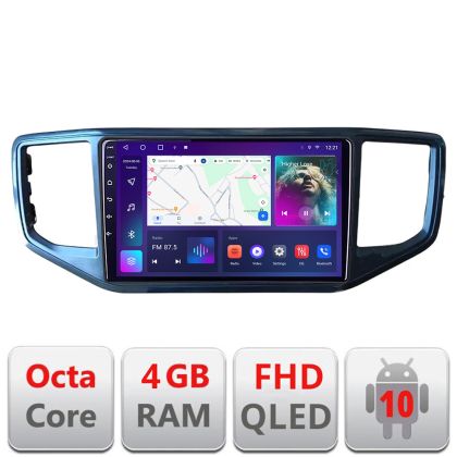 Navigatie dedicata Edonav VW Amarok  Android radio gps internet quad core 2+32 carplay android auto KIT-amarok+EDT-E309v3