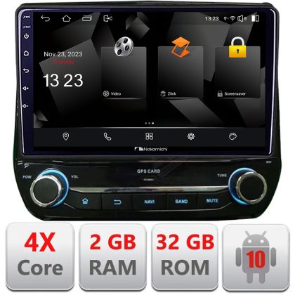 Navigatie dedicata Nakamichi Ford Fiesta 2020- Android Ecran 720P Quad Core 2+32 carplay android auto