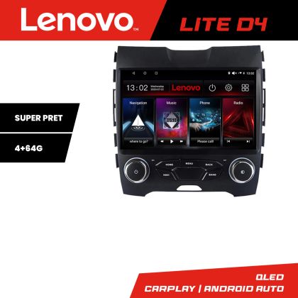 Navigatie Ford Edge 2015-2021 midline Lenovo Kit-edge-mid 4+64 GB Android Waze USB Navigatie Internet Youtube Radio