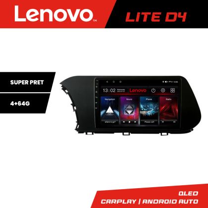 Navigatie Hyundai I20 2020- Lenovo Kit-i20 4+64 GB Android Waze USB Navigatie Internet Youtube Radio