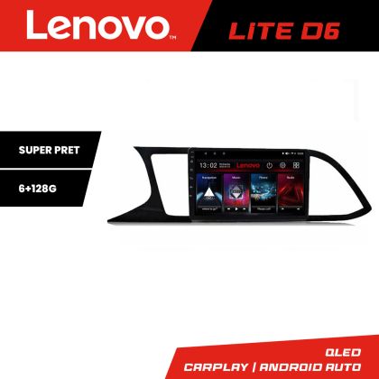 Navigatie Seat Leon MIB Quad Core Lenovo Kit-306 8 core 6+128 GB Android Waze USB Navigatie Internet Youtube Radio