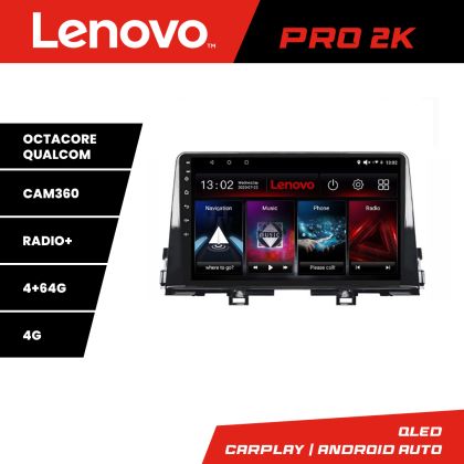 Navigatie Kia Picanto 2016- Lenovo Kit-2217 8 core QLED 2K 4+64 360 Android Waze USB Navigatie Internet Youtube Radio