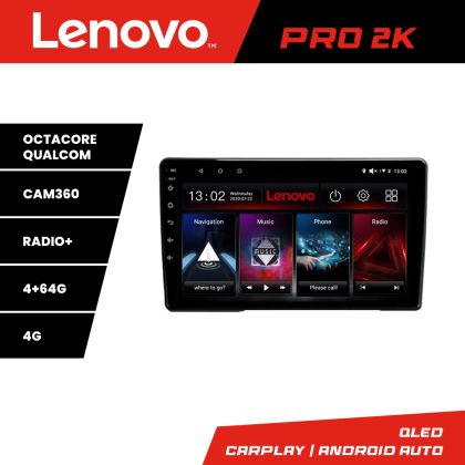 Navigatie Peugeot 308 2013-2017 Lenovo Kit-308 cu Android Radio Bluetooth internet 8 core QLED 2K 4+64 360