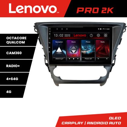 Navigatie Toyota Avensis 2015-2019 Android radio gps internet 8 core QLED 2K 4+64 360 Lenovo