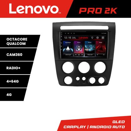 Navigatie Hummer H3 8 core QLED 2K 4+64 360 Quad Core Android Waze USB Navigatie Internet Youtube Radio Lenovo