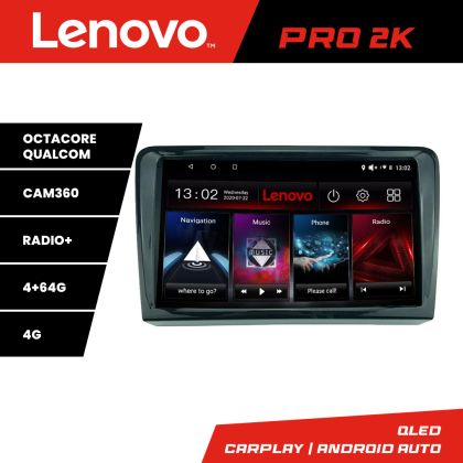 Navigatie VW PQB Lenovo Kit-VW 8 core QLED 2K 4+64 360 Android Waze USB Navigatie Internet Youtube Radio