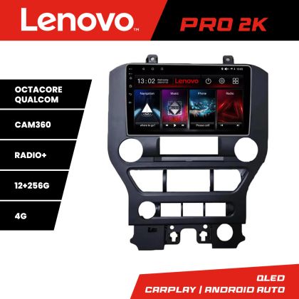 Navigatie Ford Mustang 2015-2020 Lenovo Kit-MUSTANG 8 core QLED 2K 12+256 360 Android Waze USB Navigatie Internet Youtube Radio