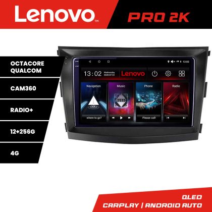 Navigatie SsangYong Tivoli 2015-2019 Android radio gps internet 8 core QLED 2K 12+256 360 Lenovo