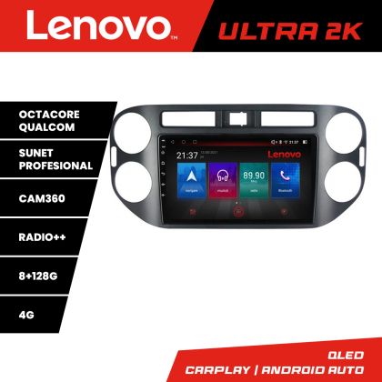 Navigatie VW Tiguan 2009-2015 Octa Core Android Radio Bluetooth GPS WIFI/4G DSP 2K 8+128GB 360 Toslink