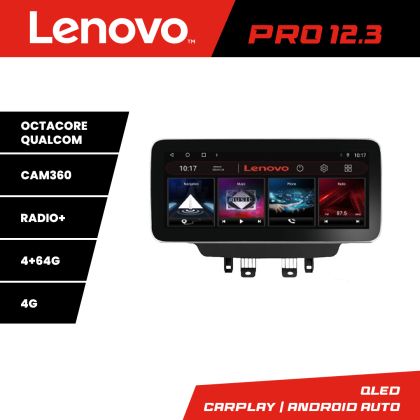 Navigatie Mazda CX-3 Mazda 2 2014-2020 Lenovo PRO 4+64 12.3 inch qled android 4G DSP gps internet  Kit-cx3