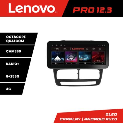 Navigatie Fiat Doblo 2010-2017 si Opel Combo 2010-2017 Lenovo PRO 8+256 12.3 inch qled android 4G DSP gps internet  Kit-DOBLO10 v1