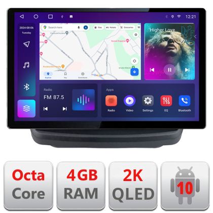 Navigatie Hyundai Genesis Edotec 4+32 2K 13 inch qled android 4G DSP gps internet  Kit-GENESYS