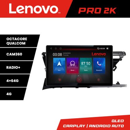 Navigatie Toyota Camry 2017-2021 Lenovo PRO 4+64 2K 13 inch qled android 4G DSP gps internet  Kit-camry-2018