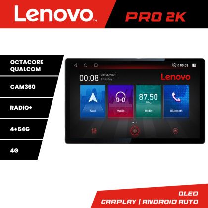 Navigatie Toyota Prius dupa 2015 Lenovo PRO 4+64 2K 13 inch qled android 4G DSP gps internet  Kit-TY50