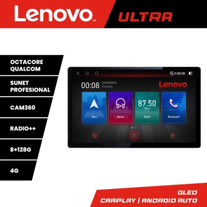 Navigatie Toyota Landcruiser L200 V8 2008-2020 KIT-381-type-a Lenovo 8+128 Qualcomm 2K 13 inch android 4G DSP 