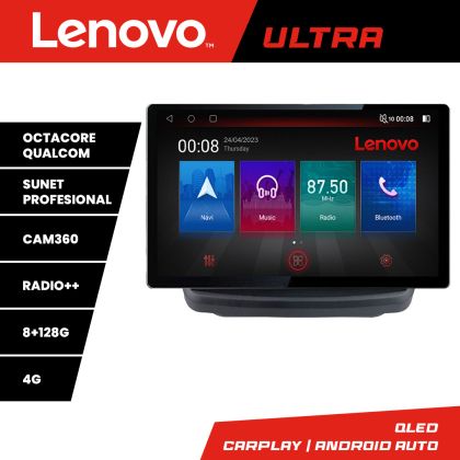 Navigatie Hyundai Genesis KIT-GENESYS Lenovo 8+128 Qualcomm 2K 13 inch android 4G DSP 