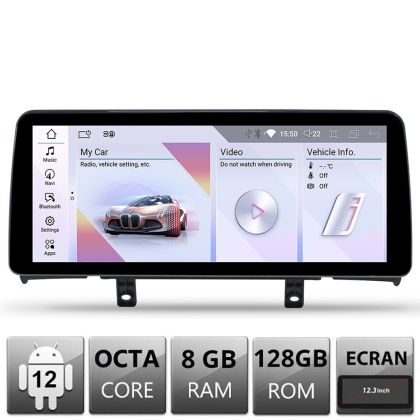 Navigatie dedicata Edotec BMW Seria 1 F20 masini cu NBT Android ecran 12.3" 8+128 4G BT