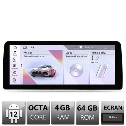 Navigatie dedicata Edotec BMW Z4 E89 masini fara ecran de fabrica Android ecran 12.3" 4+64 4G BT