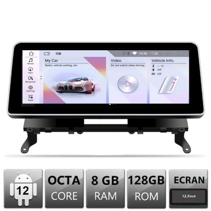 Navigatie BMW X3 X4 F25 F26 2012-2015 cu ecran NBT Android ecran 12.3" 8+128 4G BT