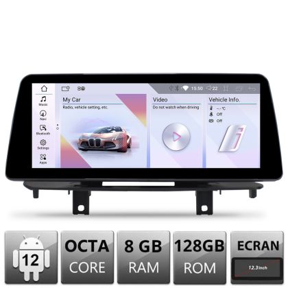 Navigatie BMW X5 X6 F15 F16 2013-2015 cu ecran NBT Android ecran 12.3" 8+128 4G BT